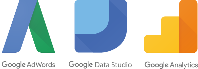 Google Adwords - Google Data Studio - Google Analytics